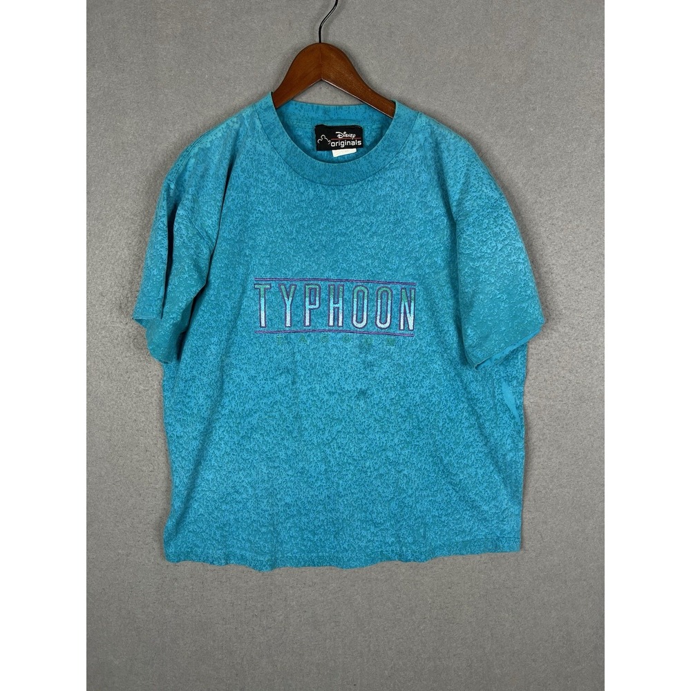 Vtg‎ XL Disney Originals TYPHOON LAGOON T-Shirt USA Single Stitch Nice Color